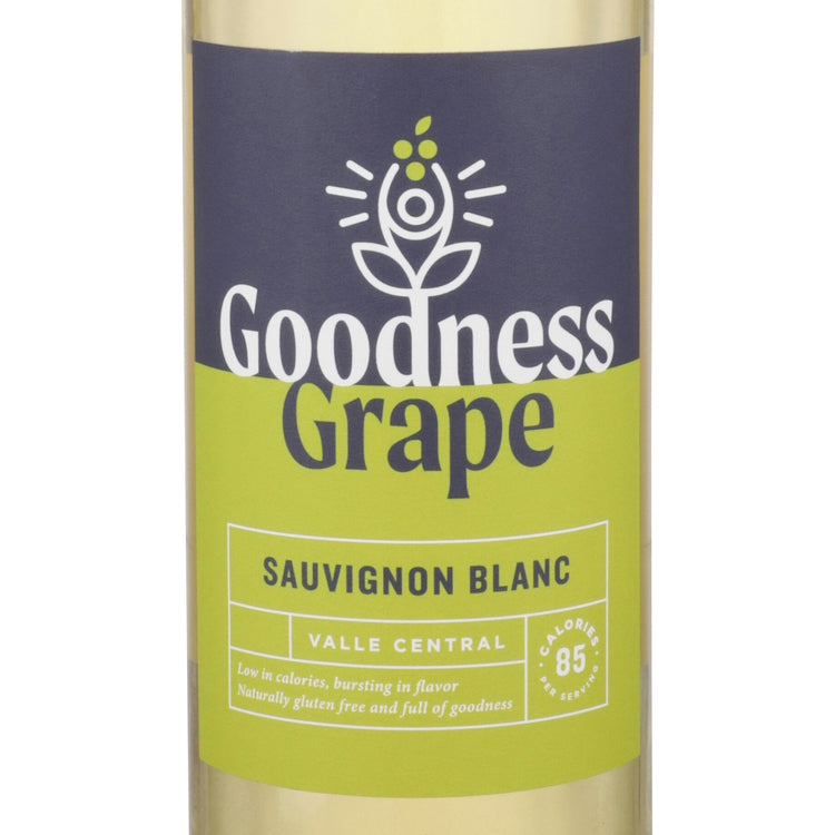 Goodness Grape Sauvignon Blanc 86 Calories Per Serving Central Valley - 750ML