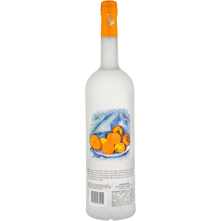 Grey Goose Orange Flavored Vodka L'Orange 80 - 1.75L - Back
