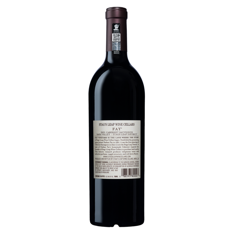 Stag'S Leap Wine Cellars Cabernet Sauvignon Fay Vineyard Napa Valley 2 - 3.0L