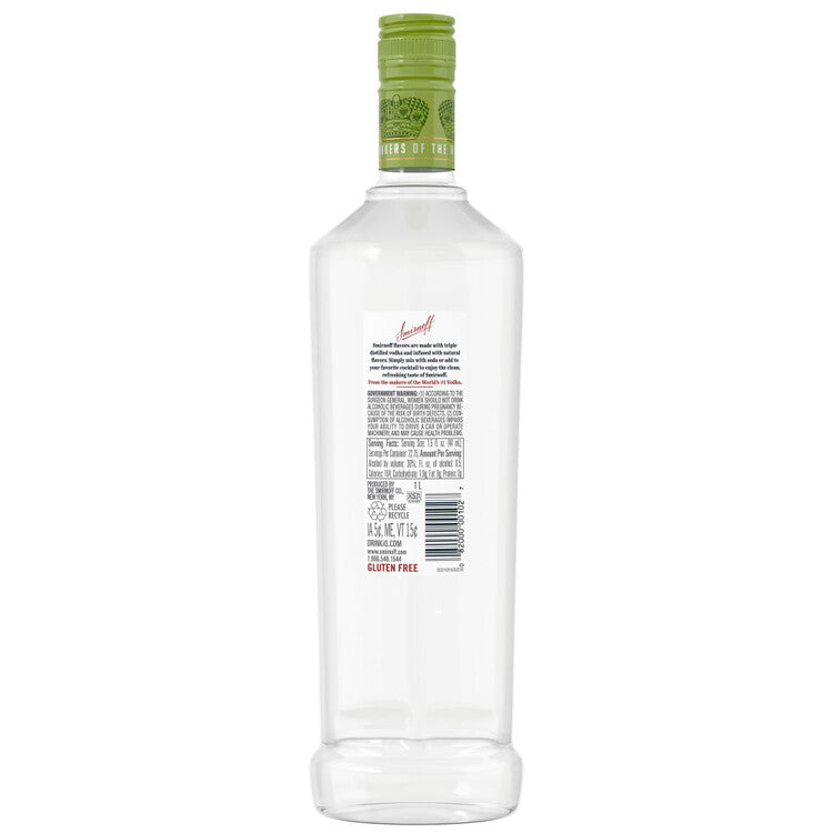 Smirnoff Apple Flavored Vodka Green Apple 60 - 1.0L