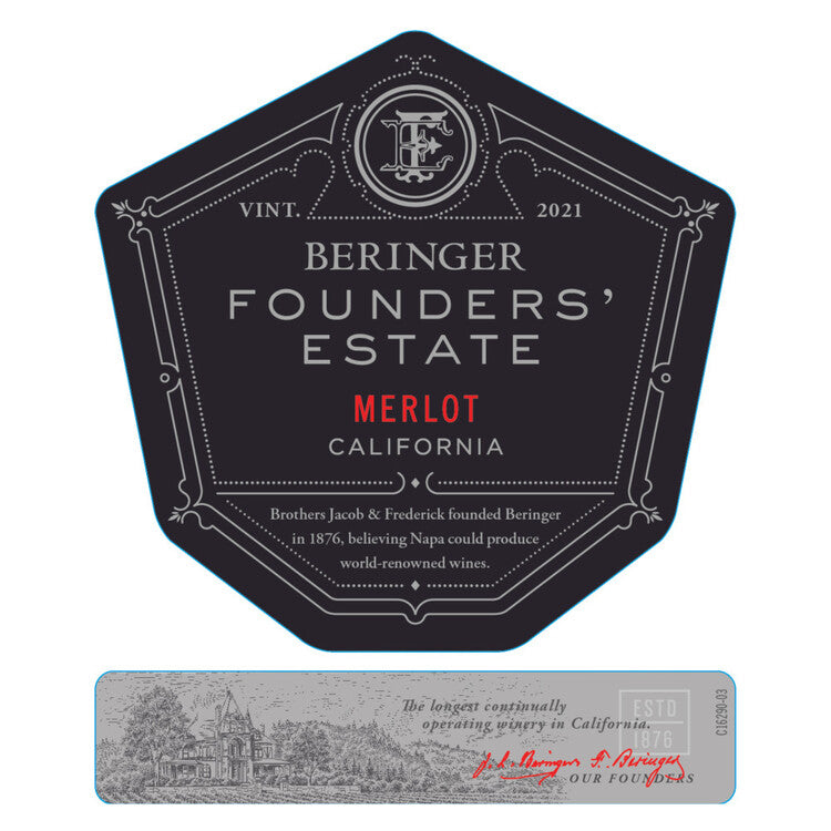 Beringer Founders' Estate Merlot California - 750ML