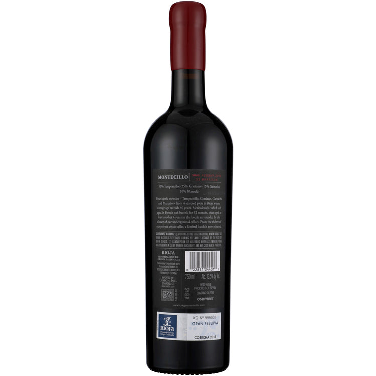 Montecillo Rioja 22 Barricas 2015 - 750ML