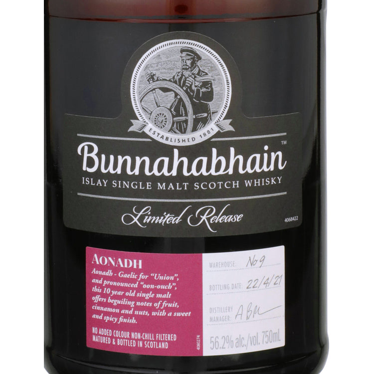 Bunnahabhain Single Malt Scotch Aonadh Limited Release 10 Yr 112.4 - 750ML