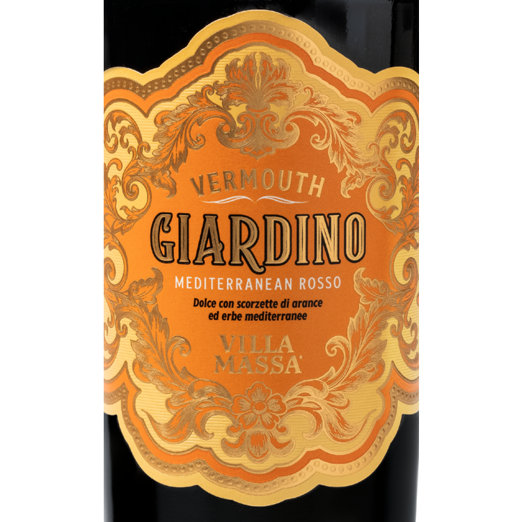 Villa Massa Vermouth Giardino Mediterranean Rosso - 750ML - Front Label