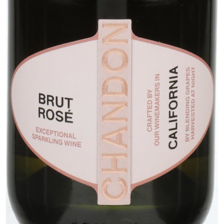 Chandon Brut Rose California - 750ML - Front Label