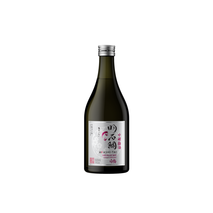 Akashi Tai Plum Flavored Sake Shiraume Ginjo Umeshu - 500ML