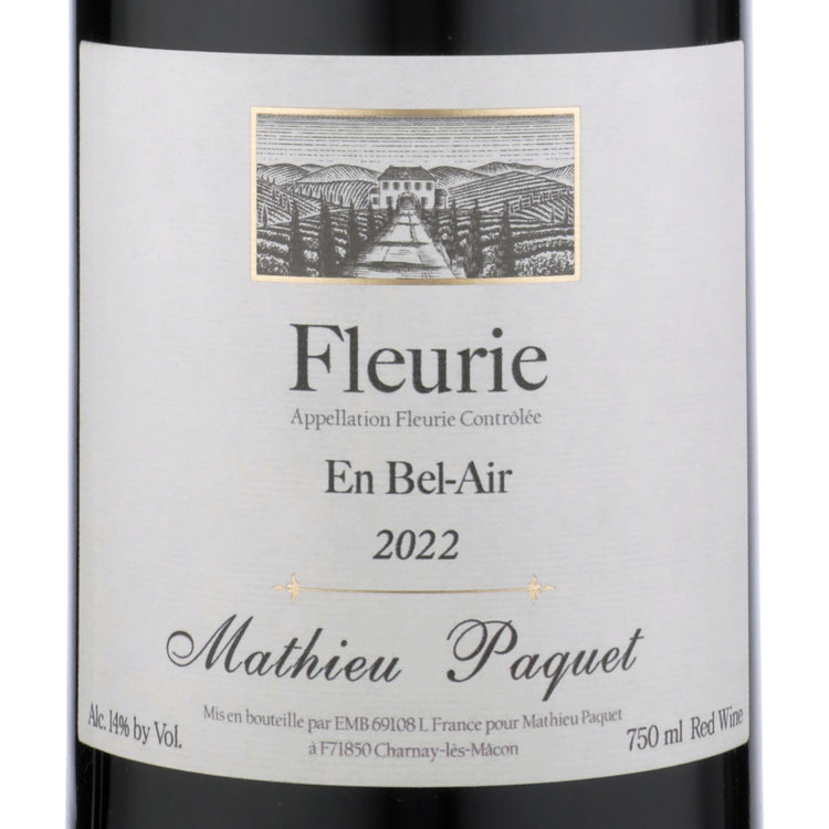 Mathieu Paquet Fleurie En Bel-Air 2022 - 750ML