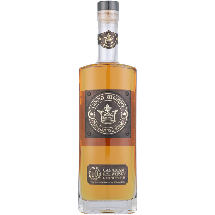 Good Money Canadian Rye Whisky Limited Release 10 Yr 90 - 750ML