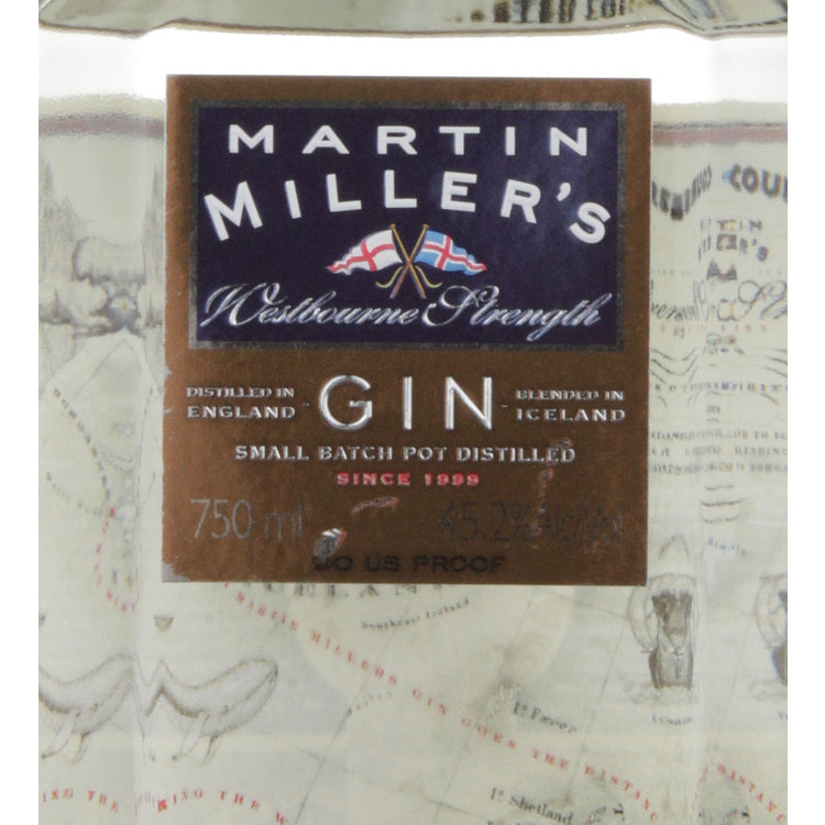 Martin Miller's Dry Gin Westbourne Strength 90.4 - 750ML - Front Label