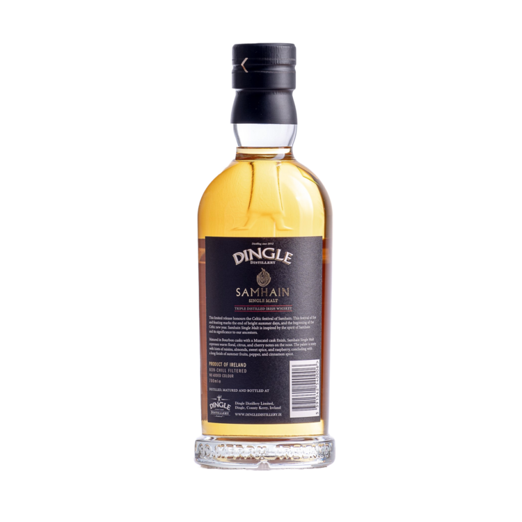 Dingle Single Malt Irish Whiskey Samhain 101 - 700ML - Back