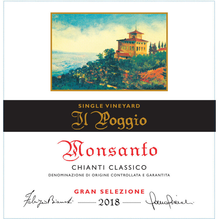 Castello Di Monsanto Chianti Classico Il Poggio Riserva 1980 Wood Box - 750ML