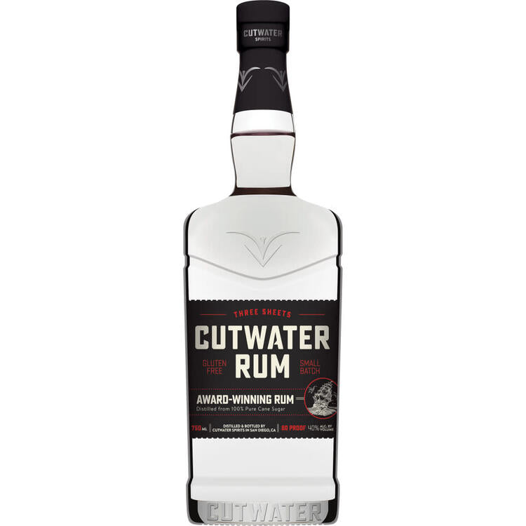 Cutwater Rum Three Sheets 80 - 750ML - Front