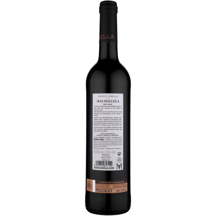 Marco Abella Priorat Mas Mallola 2019 - 750ML
