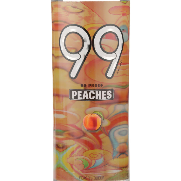 99 Brand Peach Schnapps 99 - 750ML - Front Label