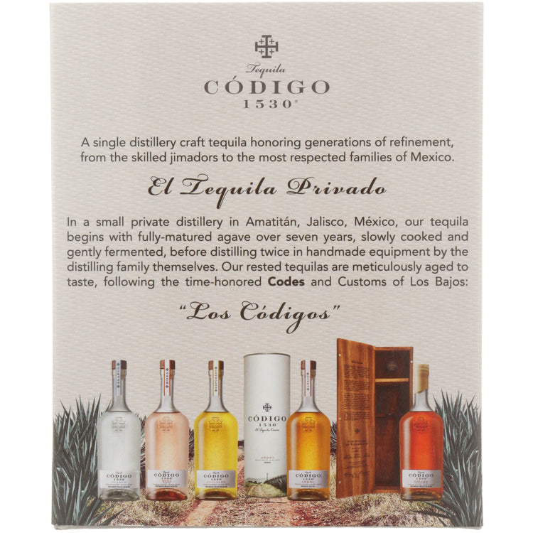 Codigo 1530 Tequila Combo 1 Each Blanco 80, Blanco Rosa 80 & Reposado - 50ML