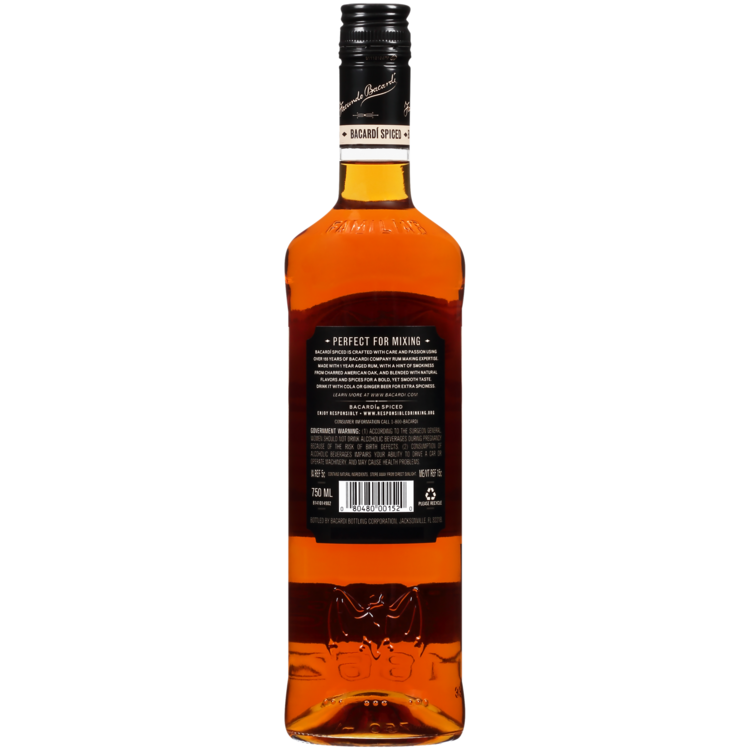 Bacardi Spiced Rum Bacardi Rum Spiced 70 - 750ML