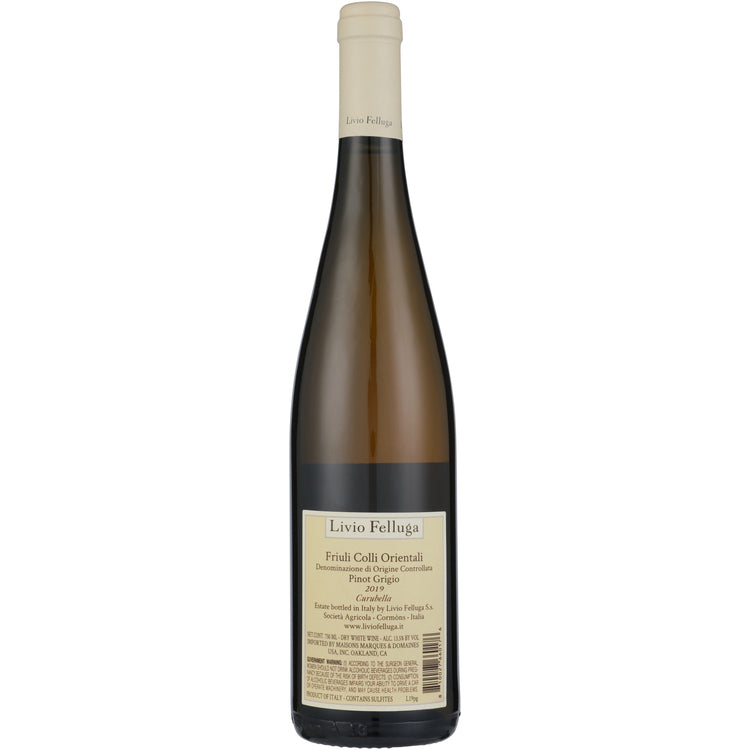 Livio Felluga Pinot Grigio Curubella Colli Orientali Del Friuli 2020 - 750ML