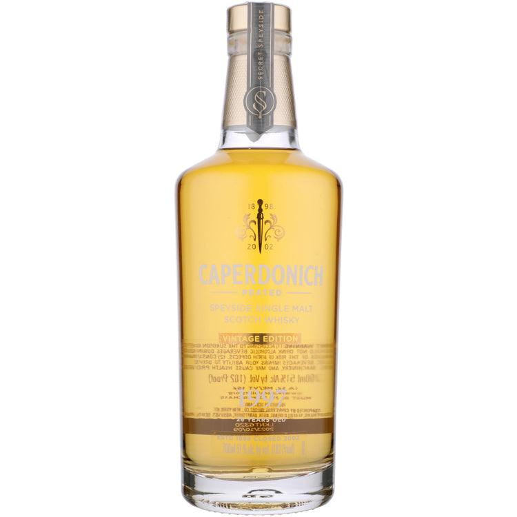 Caperdonich Single Malt Scotch Peated Secret Speyside 26 Yr 102 - 700ML