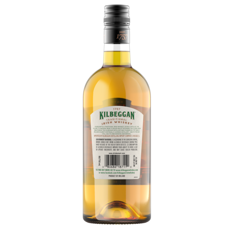 Kilbeggan Blended Irish Whiskey 80 - 750ML