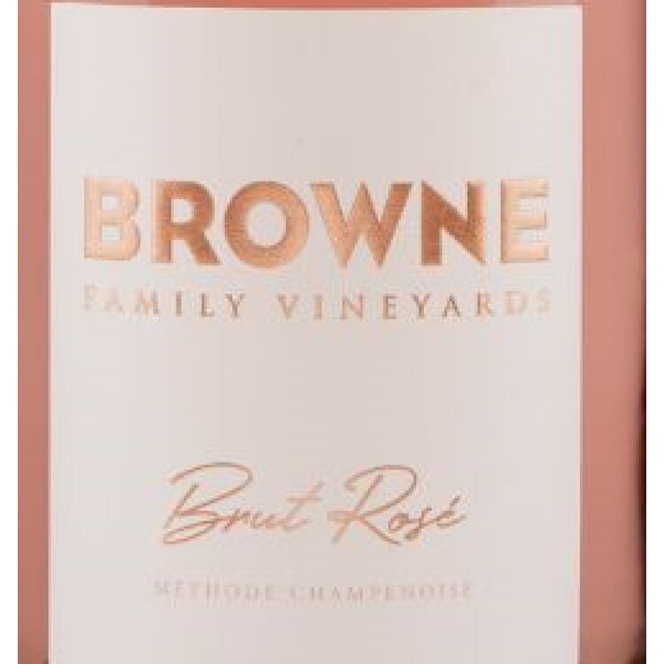 Browne Family Vineyards Brut Rose Bitner Estate American - 750ML - Front Label