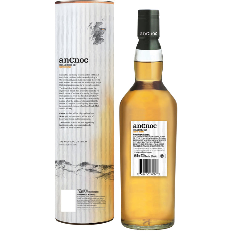 Ancnoc Single Malt Scotch 12 Yr 86 - 750ML