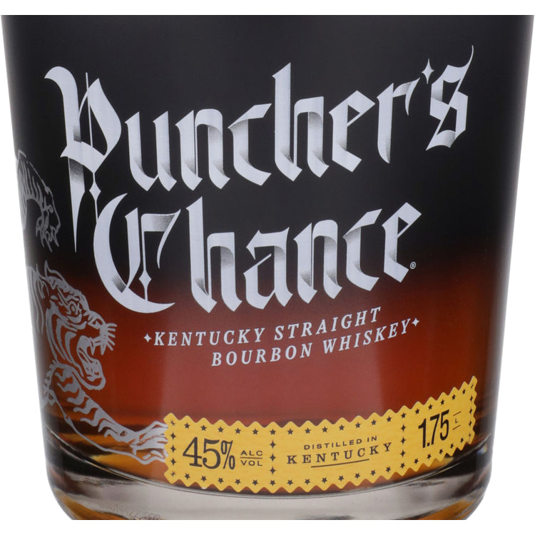 Puncher's Chance Straight Bourbon 90 - 1.75L - Front Label