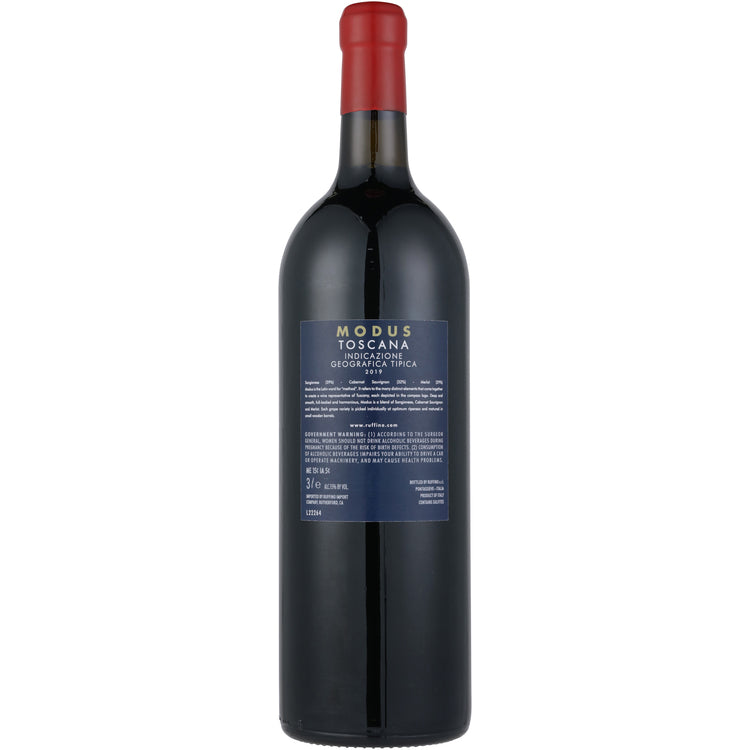 Ruffino Toscana Rosso Modus 2019 Wood Box - 1.5L