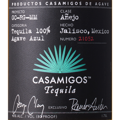 Casamigos Tequila Anejo 80 - 1.75L - Front Label