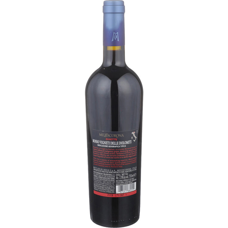 Mezzacorona Dinotte Red Blend Vigneti Delle Dolomiti - 750ML - Back