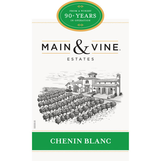 Beringer Main & Vine Chenin Blanc California - 750ML - Front Label