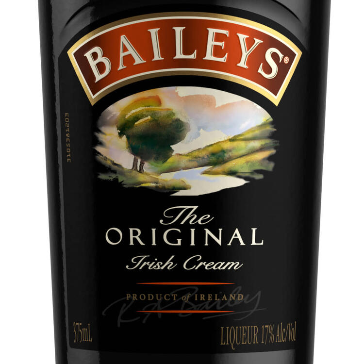 Baileys Irish Cream Liqueur The Original 34 - 375ML - Front Label