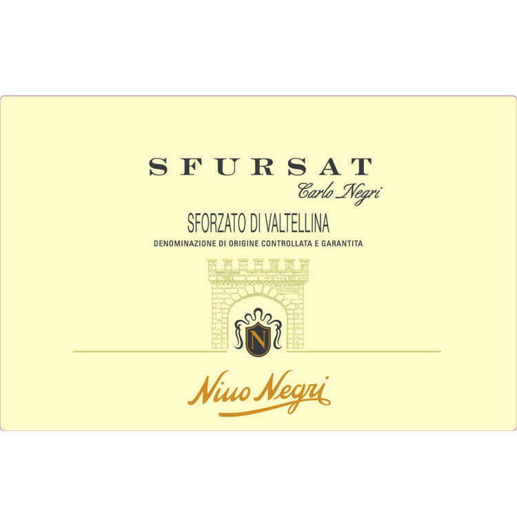 Nino Negri Sfursat Di Valtellina 2019 - 750ML - Front Label