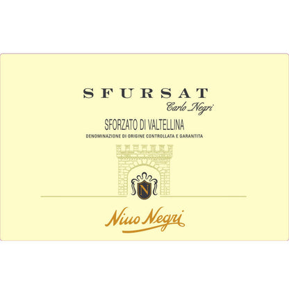 Nino Negri Sfursat Di Valtellina 2019 - 750ML - Front Label