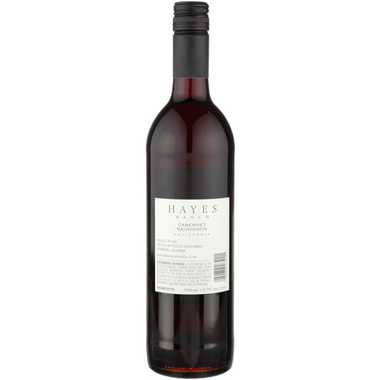 Hayes Ranch Cabernet Sauvignon In The Saddle California - 750ML - Back