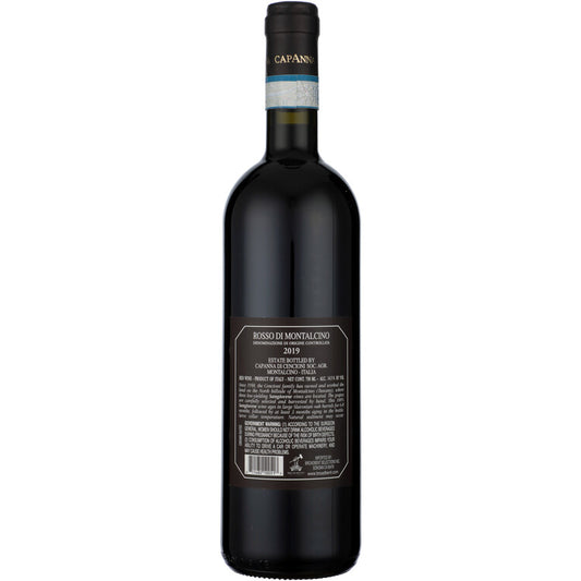 Capanna Rosso Di Montalcino 2022 - 750ML - Back