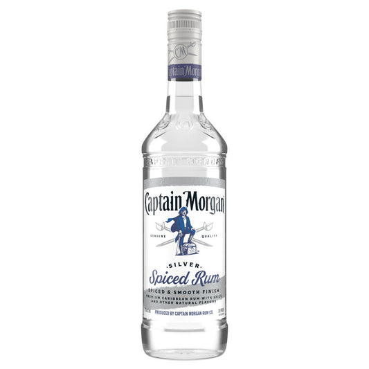 Captain Morgan Spiced Rum Silver 70 - 750ML - Front