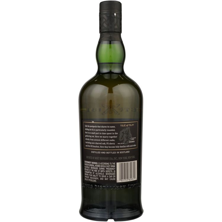 Ardbeg Single Malt Scotch An Oa 93.2 W/ Gift Box - 750ML - Back