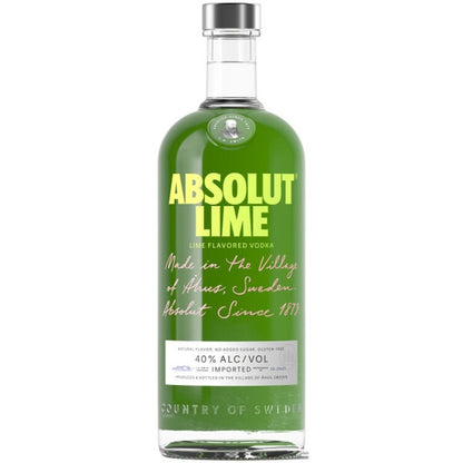 Absolut Lime Flavored Vodka 80 - 1.0L