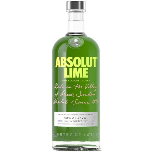 Absolut Lime Flavored Vodka 80 - 1.0L