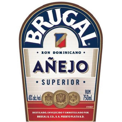 Brugal Aged Rum Anejo 80 - 750ML - Front Label