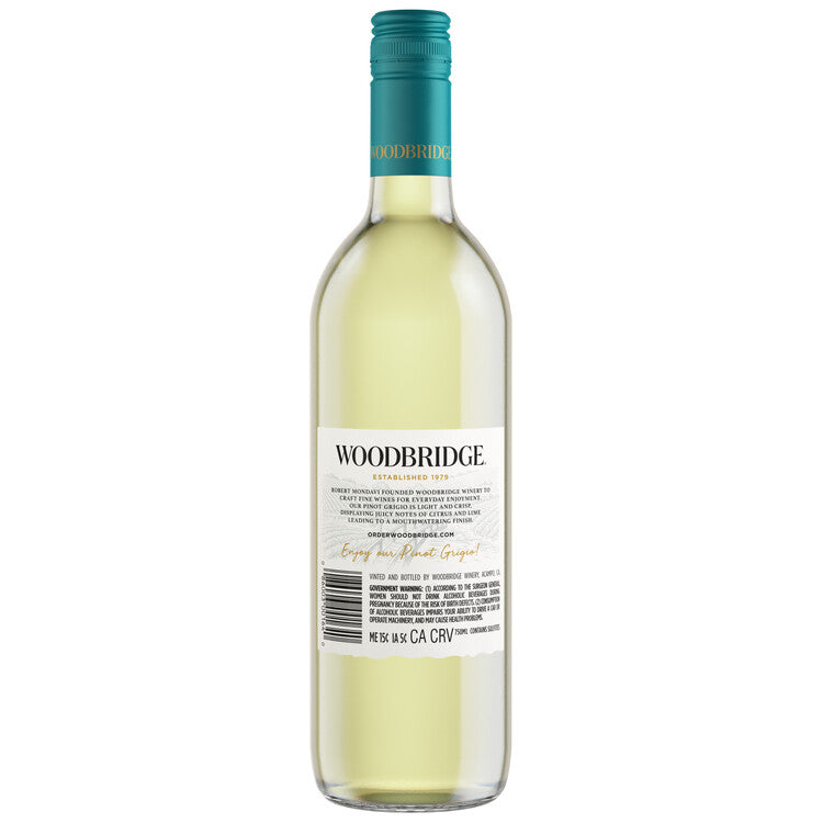 Woodbridge Pinot Grigio California - 750ML - Back