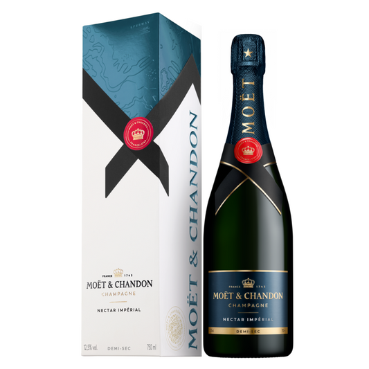 Moet & Chandon Champagne Nectar Imperial W/ Gift Box - 750ML - Front