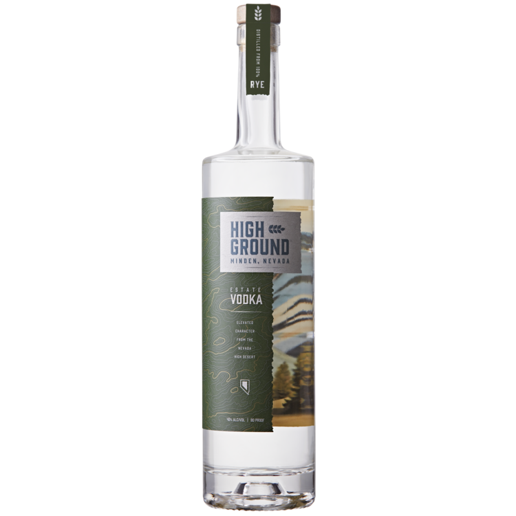High Ground Vodka 80 - 750ML - Front