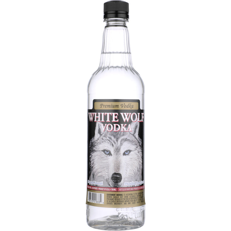 White Wolf Vodka 80 - 750ML - Front