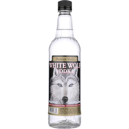 White Wolf Vodka 80 - 750ML - Front