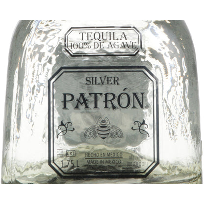 Patron Tequila Patron Silver 80 - 1.75L - Front Label