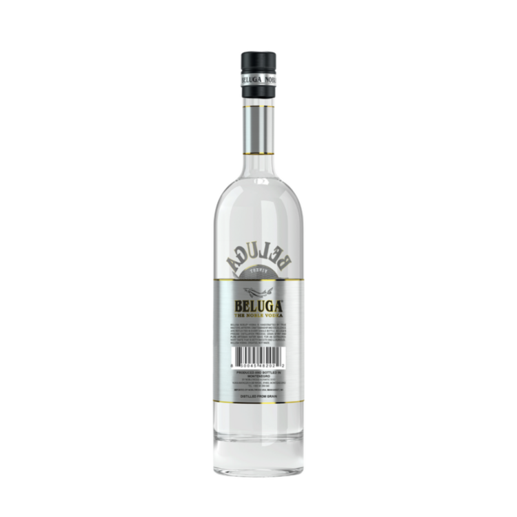 Beluga Vodka Noble Export 80 - 1.75L - Back