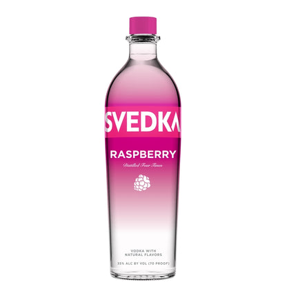 Svedka Raspberry Flavored Vodka 70 - 1.0L - Front