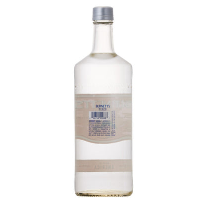 Burnett's Peach Flavored Vodka 60 - 750ML - Back