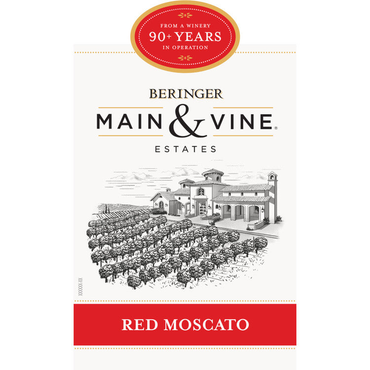 Beringer Main & Vine Red Moscato California - 1.5L